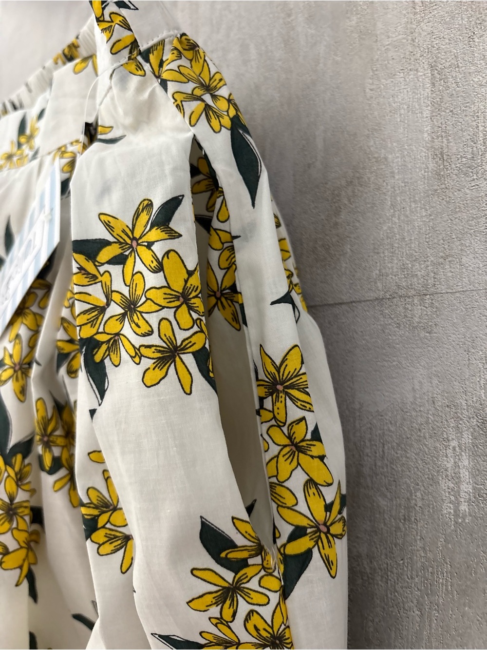 Tulip B Yellow Floral Print Midi Skirt - Picture 3 of 7